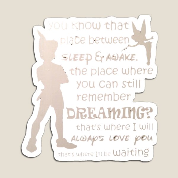 Aperçu de l'œuvre Citation de Peter Pan créée et vendue par MichWhit8.