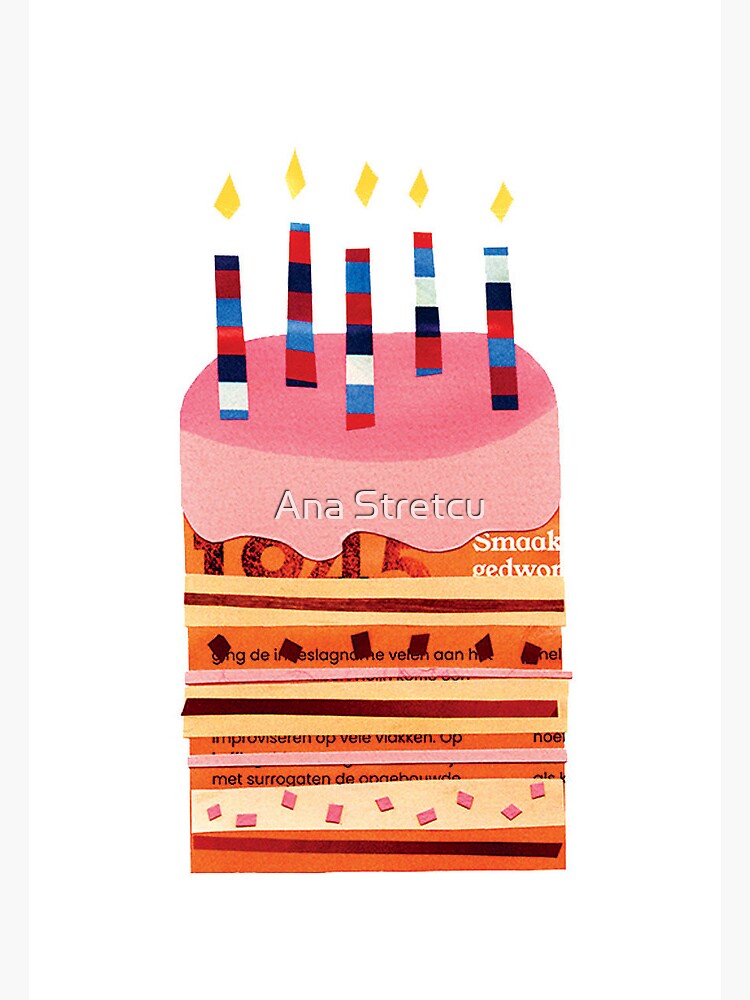 Thiệp 3D Bánh Kem - Birthday Cake Pop-up Card - Happy Propack HP0016