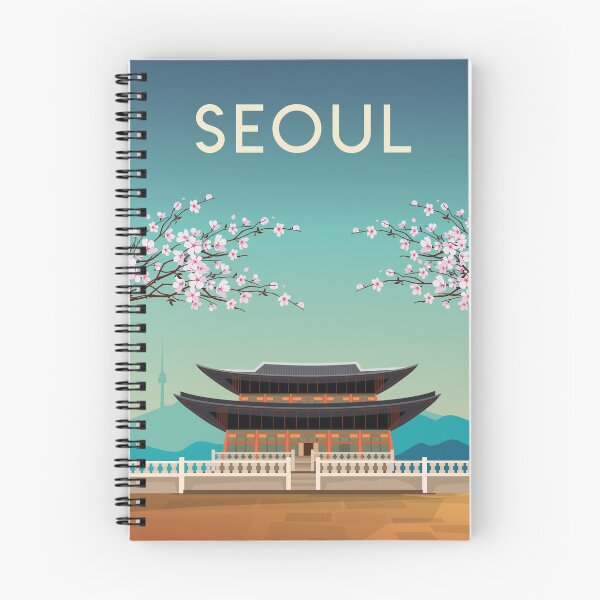 Item preview, Seoul Korea south Korea travel poster designed and sold by Arctic frame studio.