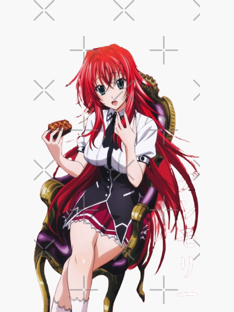 Rias Gremory High School DxD Glossy Sticker Anime Waterproof!