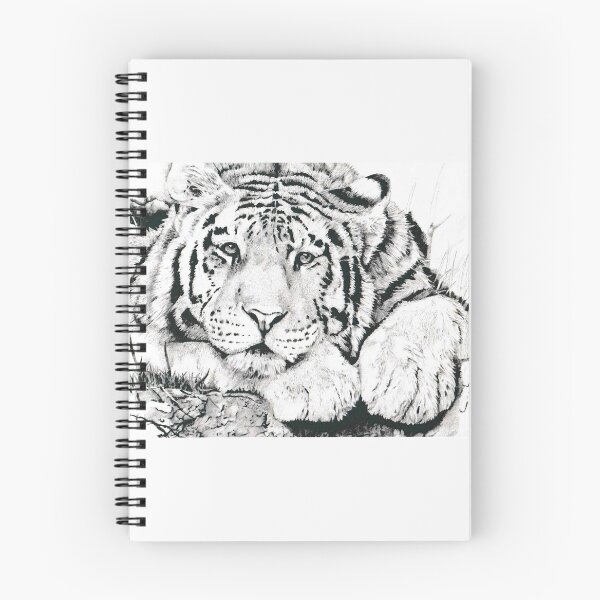 Artikelvorschau, Reflexionen Tiger Drawng Print entworfen und verkauft von Lloyd39.