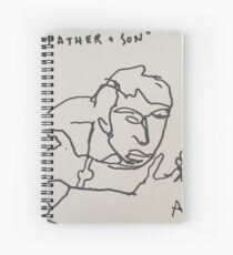 father + son Spiral Notebook