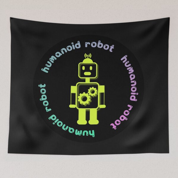 Item preview, humanoid robot,fluorescent color designed and sold by zzzozzo.