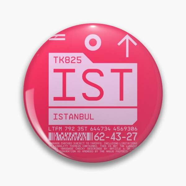 Artikelvorschau, Luggage Tag C - IST Istanbul Turkey entworfen und verkauft von VoodooCircus.