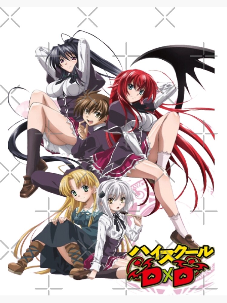 High School DxD Anime Main Characters Art Board Print for Sale by