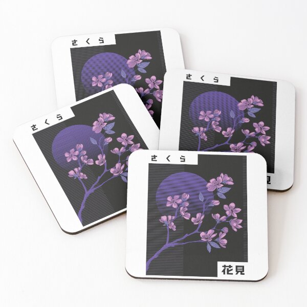 Item preview, Vaporwave style cherry blossom branch designed and sold by Rob-Son.