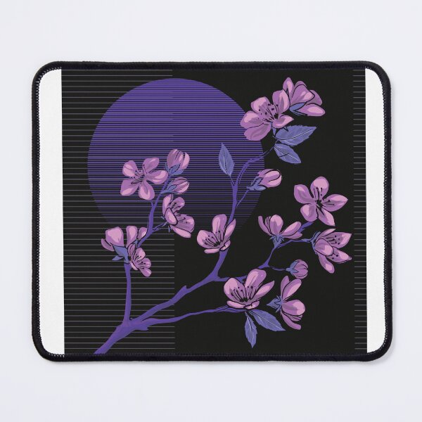 Item preview, Vaporwave style cherry blossom branch designed and sold by Rob-Son.