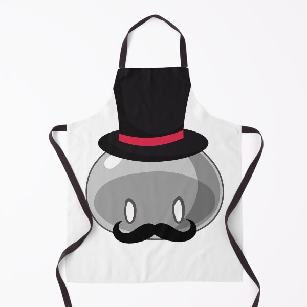 Item preview, Rich Banker with Mustache Silver Slime | Anime Emote designed and sold by BBMarioni.