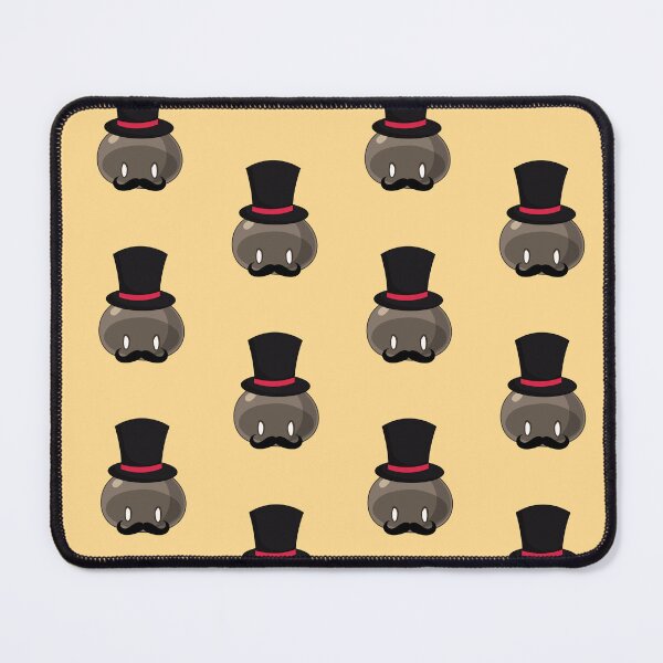 Item preview, Rich Banker with Mustache Brown Slime | Anime Emote designed and sold by BBMarioni.