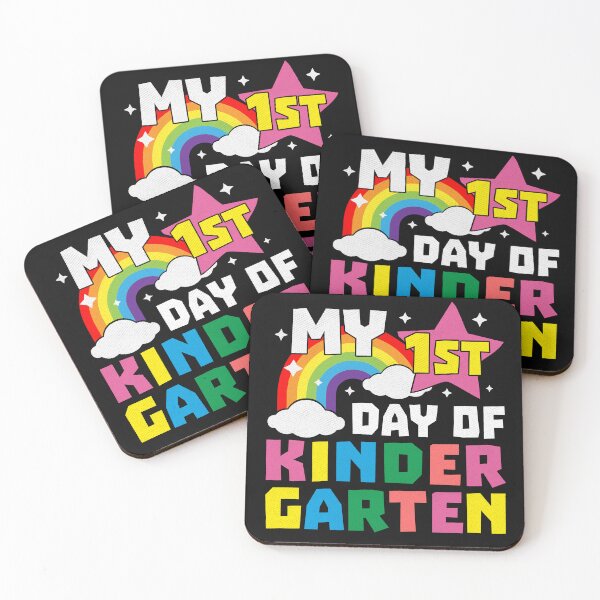Item preview, My First Day Of Kindergarten Rainbow Cute 1st Day in Kindergarten  designed and sold by alenaz.