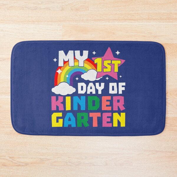 Item preview, My First Day Of Kindergarten Rainbow Cute 1st Day in Kindergarten  designed and sold by alenaz.