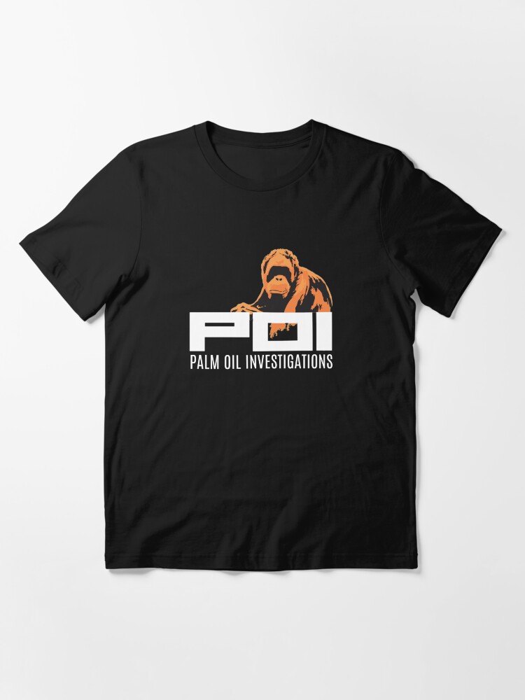 Alternate view of POI - Palm oil investigations logo orange Essential T-Shirt