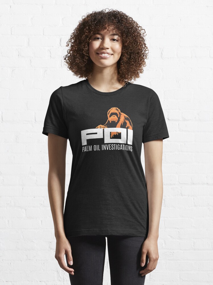 Alternate view of POI - Palm oil investigations logo orange Essential T-Shirt