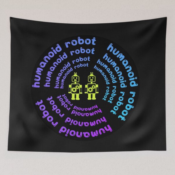 Item preview, humanoid robot,fluorescent color designed and sold by zzzozzo.