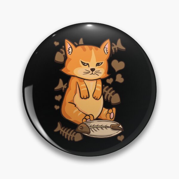 Item preview, Ginger Cat Chubby Kitty Funny Cute Kitten Angry Eating Cat designed and sold by Andy8891.