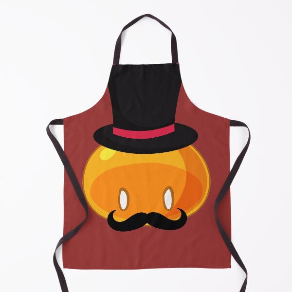 Item preview, Rich Banker with Mustache Orange Slime | Anime Emote designed and sold by BBMarioni.