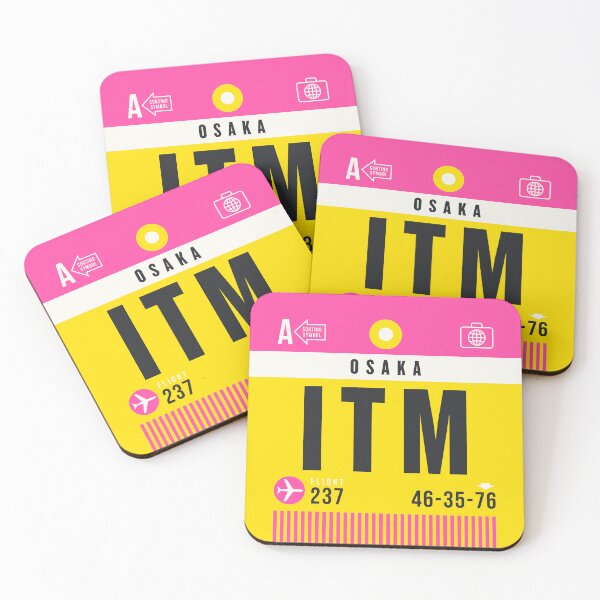 Item preview, Luggage Tag A - ITM Osaka Japan designed and sold by VoodooCircus.