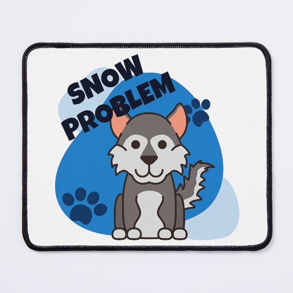 Item preview, Snow Problem Husky Malamute Sled Dog designed and sold by LoveofDog.