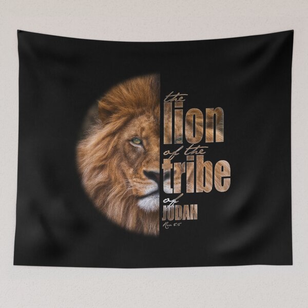 Item preview, Lion of Judah on black designed and sold by AbideApparel.