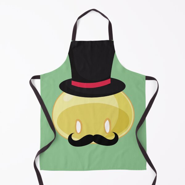 Item preview, Rich Banker with Mustache Yellow Slime | Anime Emote designed and sold by BBMarioni.