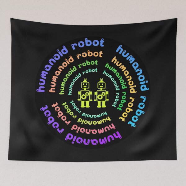 Item preview, humanoid robot,fluorescent color designed and sold by zzzozzo.