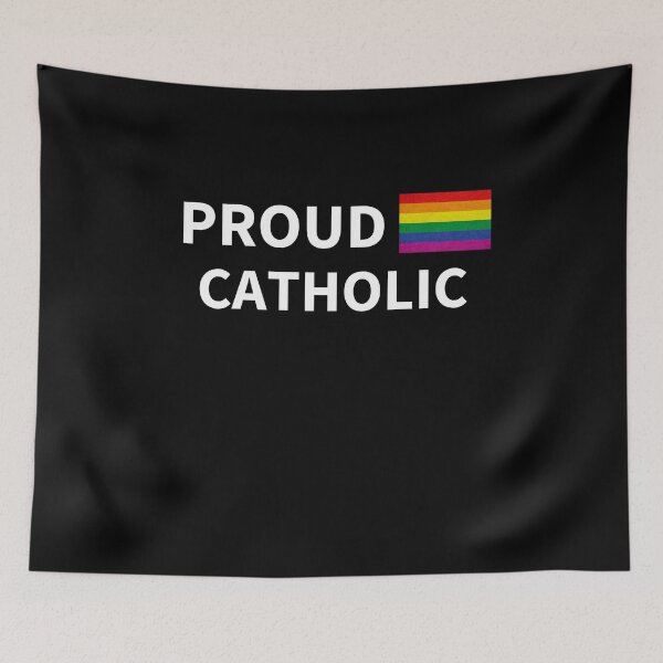 Item preview, Proud Catholic LGBT Rainbow designed and sold by razvigod.