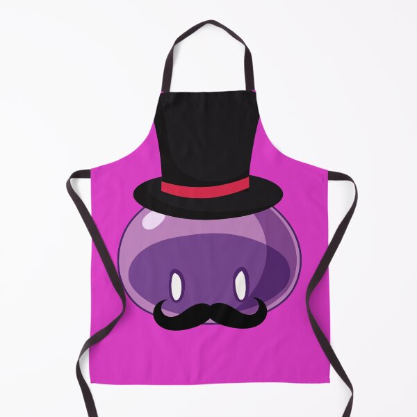 Item preview, Rich Banker with Mustache Purple Slime | Anime Emote designed and sold by BBMarioni.