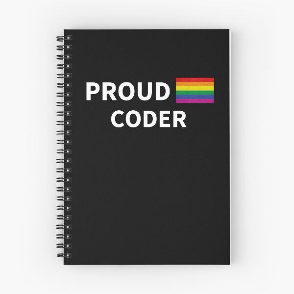 Item preview, Proud Coder LGBT Rainbow designed and sold by razvigod.