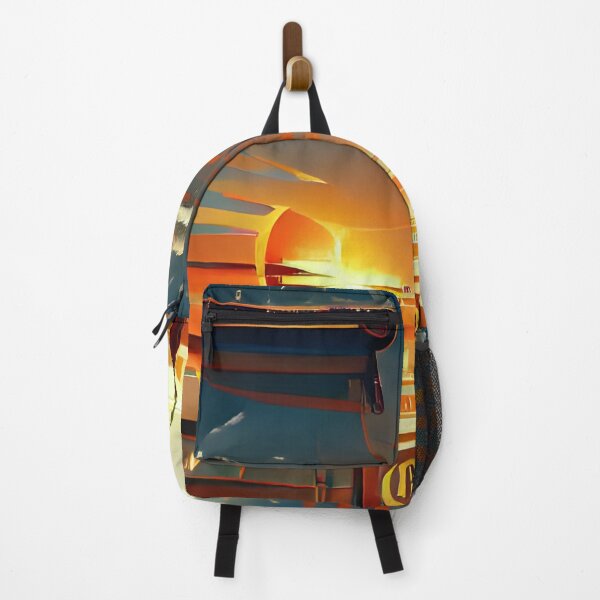 Item preview, AI Generated Art, Retro sunset art deco designed and sold by ACC .