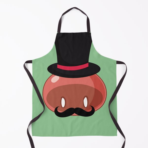 Item preview, Rich Banker with Mustache Red Slime | Anime Emote designed and sold by BBMarioni.