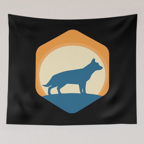 Item preview, german shepherd sun sunset design for german shepherd lovers silhouette designed and sold by alaechamlal.