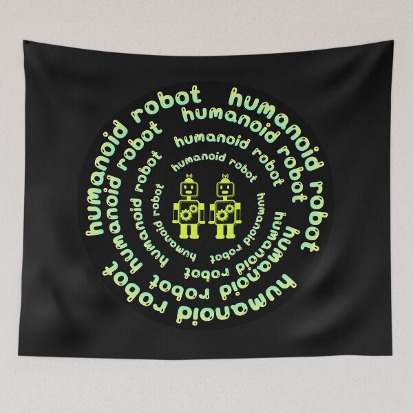 Item preview, humanoid robot,fluorescent color designed and sold by zzzozzo.
