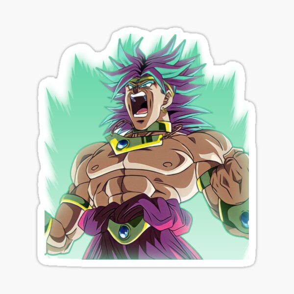 Train Insaiyan Z Controlled Broly Super Saiyan Sticker For Sale By