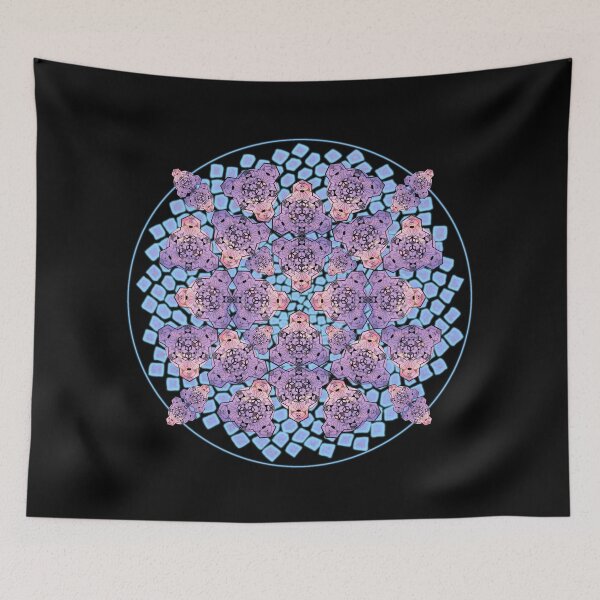 Item preview, Purple Sky Cube Mandala Cacophony & CircleVisions (B&P) designed and sold by createVisions.