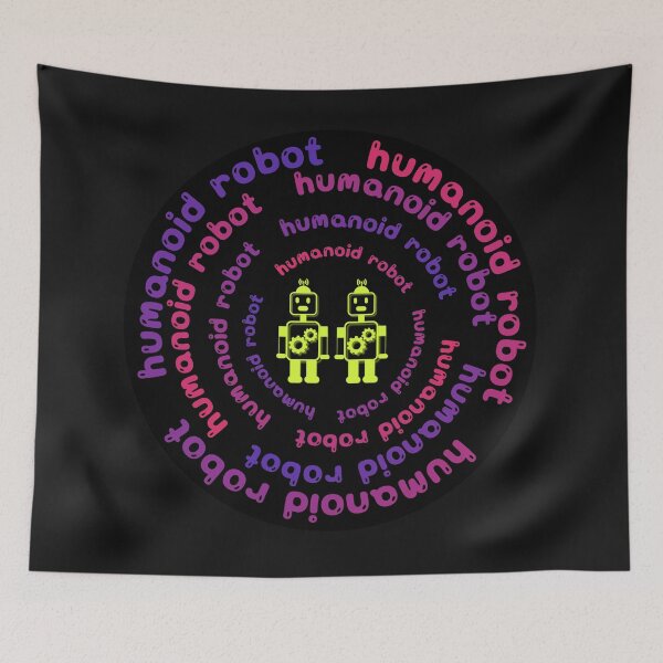 Item preview, humanoid robot,fluorescent color designed and sold by zzzozzo.