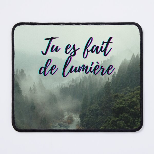 Item preview, I am made of light - popular french quotes theme gifts designed and sold by RebelliousRosee.