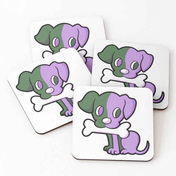 Item preview, Genderqueer Pride Pupper Dog designed and sold by emkaycreates.