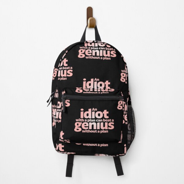 Item preview, An idiot with a plan can beat a genius without a plan v.3 designed and sold by x1brett.