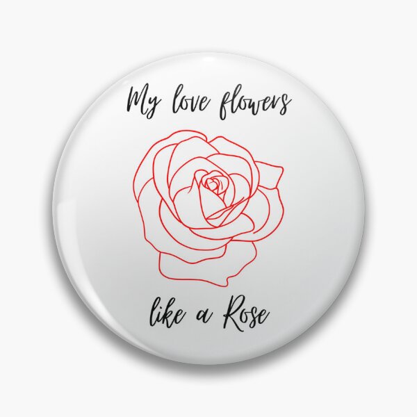 Item preview, Mi amor florece como una rosa, rosa roja designed and sold by HuGoDesignZ.