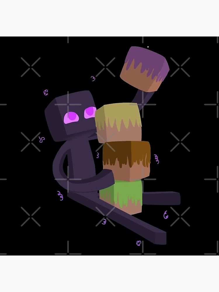 Minecraft Enderman and Creeper Postcard for Sale by ddkart