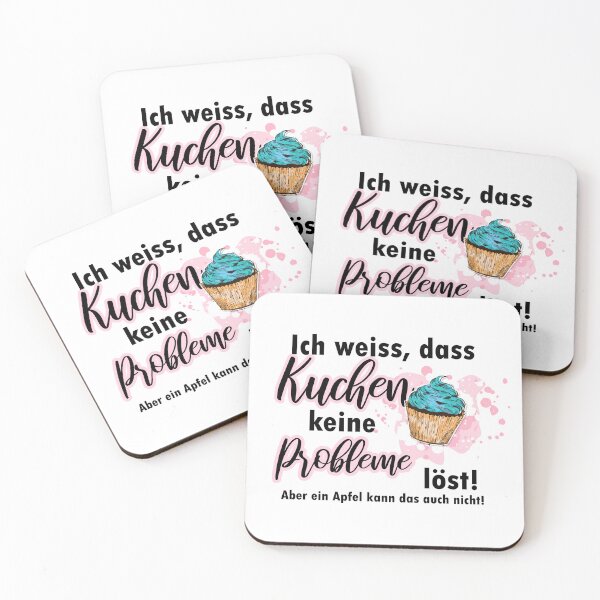 Item preview, Funny saying for confectioners: I know that cake doesn't solve any problems! designed and sold by JanooFactory.