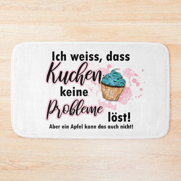 Item preview, Funny saying for confectioners: I know that cake doesn't solve any problems! designed and sold by JanooFactory.