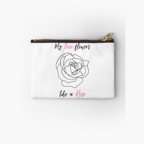 Item preview, My love flowers like a Rose, Pink letters designed and sold by HuGoDesignZ.
