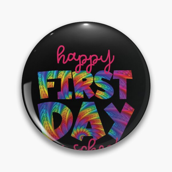 Item preview, Happy First Day Of School Cute Tie Dye Art Back To School Gear designed and sold by DynamicDesign.