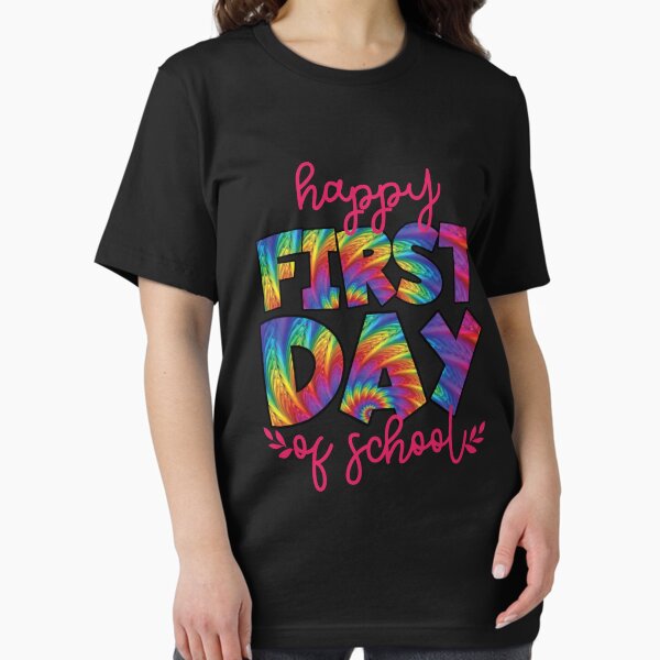 Item preview, Happy First Day Of School Cute Tie Dye Art Back To School Gear designed and sold by DynamicDesign.