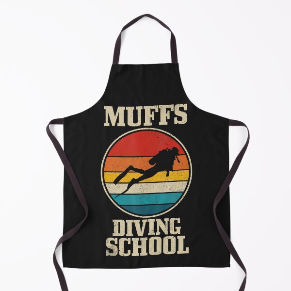 Item preview, Muffs Diving School Vintage Scuba Diver designed and sold by SentaSchmitt.