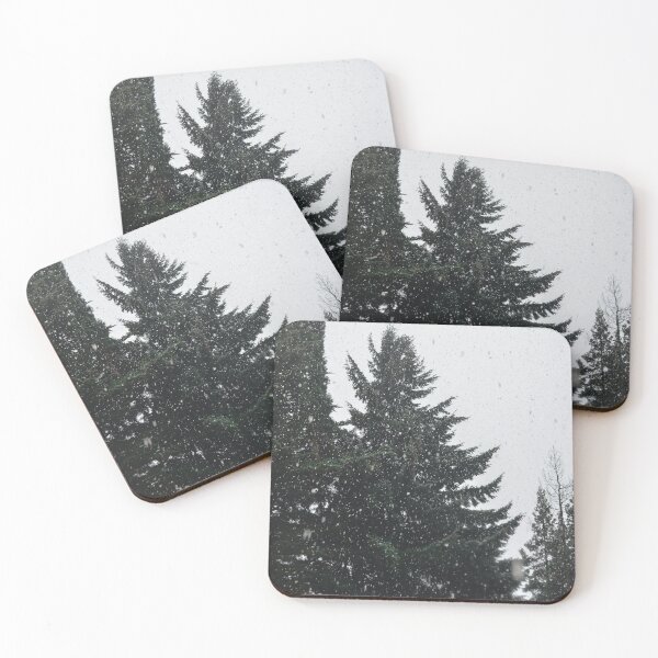 Item preview, Snowstorm in the forest | Winter Nature Photography designed and sold by julidescole.