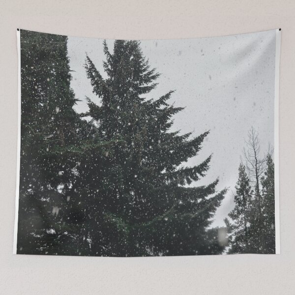 Item preview, Snowstorm in the forest | Winter Nature Photography designed and sold by julidescole.