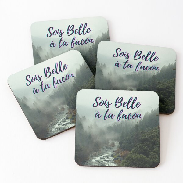 Item preview, Be beautiful in your own way - popular French quotes theme gifts  designed and sold by RebelliousRosee.