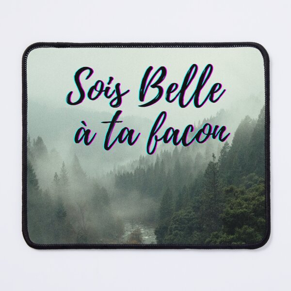 Item preview, Be beautiful in your own way - popular French quotes theme gifts  designed and sold by RebelliousRosee.